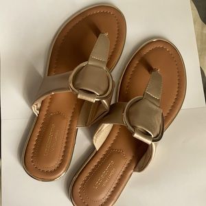 Brand:Liz Claiborne,Size:7 1/2, Color:Tan